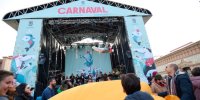 Manteo del pelele en el domingo de Carnaval en Matadero Madrid