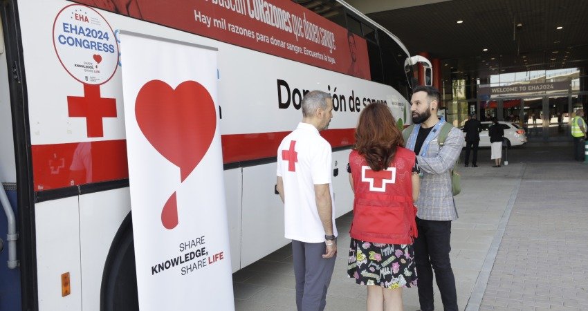 Campaña donación sangre Share Knowledge, Share Life