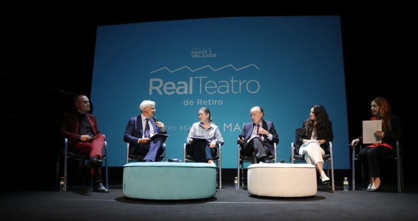 Rivera de la Cruz en la presentación de la nueva temporada del Real Teatro De Retiro